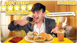 Eating Only Best Rated Food for 24 Hours