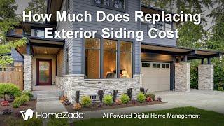 How Much Does Replacing Exterior Siding Cost