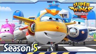 Super Wings Day | Super wings season 5 | Super wings super pets | EP01