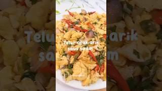 TELUR ORAK-ARIK SAUS TIRAM