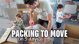 MOVING IN 3 DAYS!! | pack with us