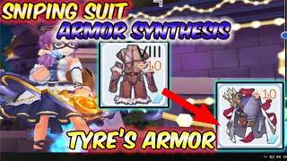 Armor Synthesis | Sniping Suit to Tyre's Armor and damage test |  Ragnarok Mobile Eternal Love