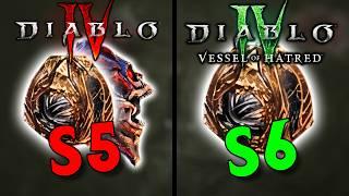 100 Varshans: Season 5 vs Season 6 [Mythics Comparison] | Diablo 4