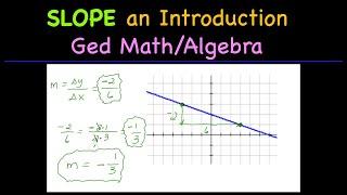 Slope an Introduction: Ged Math/Algebra