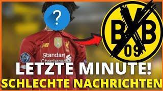 Traurige Nachrichten! Gerade bestätigt! Nachrichten von Borussia Dortmund heute