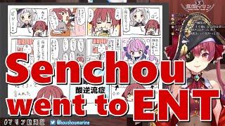 [Houshou Marine] Senchou went to ENT [Vtuber Eng Sub] [Vtuber translation] [Hololive Eng Sub]