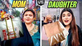 Rs 1000 Mom Vs Rs 1000 Daughter At Janpath Challenge | Mom Vs Daughter | Mahjabeen Ali