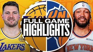 LAKERS vs KNICKS FULL GAME HIGHLIGHTS | MARCH 6, 2025 | LAKERS vs KNICKS HIGHLIGHTS Today 2K