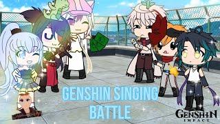 genshin singing battle!! *GONE WRONG* || Gacha Cheri  || tw