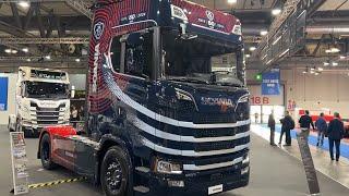 New Scania S 660 V8 (2024) 50Years Aniversary Reveal at Transpotec Logitec 2024 Fiera Rho