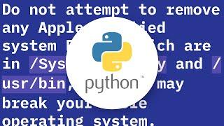 How to uninstall Python 2.7 on a Mac OS X 10.6.4?