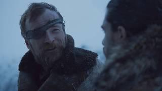 Beric Dondarrion talks to Jon Snow about Ned Stark and R'hllor [GoT | S07 E06]