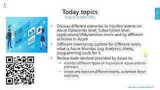 Azure UAE MeetUp: Cloud Monitoring Tuesday 01 - Azure Monitoring strategy and tools overview