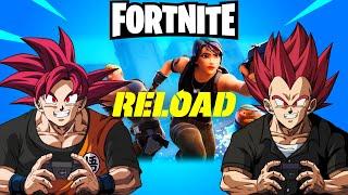 Goku and Vegeta Play Fortnite Reload