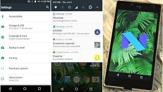 Android N Features and Theme on any Android Device