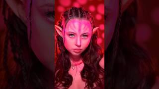 Сделала розового аватара  pink avatar makeup
