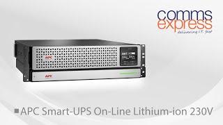 APC Smart-UPS On-Line Lithium-ion 230V by Schneider Electric