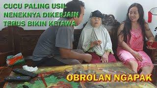 Abkara Tasykurun - Papa adalah cucu paling usil ke neneknya tapi nenek senang selalu dan tak marah