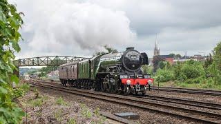 60103 Flying Scotsman Heads Home & 70000 Britannia Storms Tamworth!