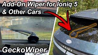 GeckoWiper Released to Solve Ioniq 5's Most Common Complaint | Wireless Rear Wiper