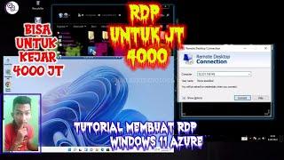 CARA MEMBUAT RDP GRATIS WINDOWS 11 - BISA UNTUK KEJAR JAM TAYANG YOUTUBE