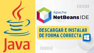 Cómo DESCARGAR e INSTALAR NetBeans IDE  | Windows 10/11 | Fácil 2024