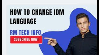 HOW TO CHANGE IDM LANGUAGE EASILY || how to change idm language to englis  | Easy Tutorial 2024