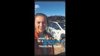 A Day as a Subaru/Leave No Trace Traveling Team