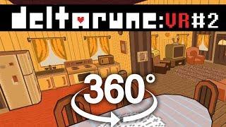 DELTARUNE VR 360 #2: Kris's Room, Toriel's Kitchen and the rest of the house