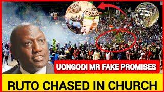 Uongo! Toka hapa msaliti! Ruto heckled and chased in Nairobi Makadara by angry hustlers over lies