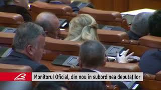 Monitorul Oficial, din nou în subordinea deputaților