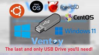 You will never need to buy another USB with Ventoy | Run any OS | Free and easy to use!