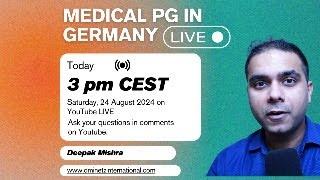 Medical PG in Germany-DMiNetz LIVE 2 #medicalpgingermany