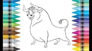 Ferdinand Movie Coloring Pages Drawing For Kids And Children