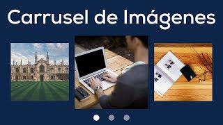 Como Agregar un Carrusel de Imágenes a tu Página Fácilmente | Materialize