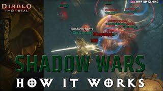 Shadow Wars Diablo Immortal ! Full guide, how it works for dark clans, fights and rewards !