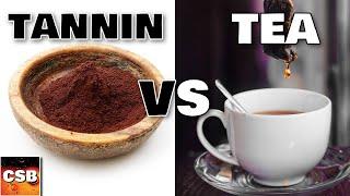 Black Tea VS Wine Tannin - NON DEFINITIVE One Year Test