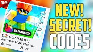 FUTURE CODES!! | *NEW* ROBLOX ANIME PUNCHERS SIMULATOR CODES 2023! (SUMMER!)