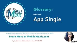 What is an App Single in Google SEO? - Cindy Krum, MobileMoxie