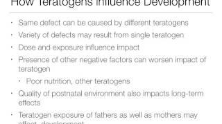 Development:  4. 2 Prenatal Development:  Teratogens