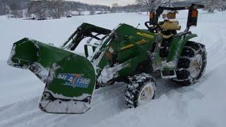 MASSIVE SNOW STORM  CLEAN UP