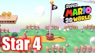 Super Mario 3D World - World Star 4 - The Great Goal Pole - All Stars & Stamp 100% Walkthrough