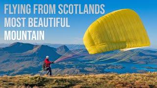 Summit Camping and Paragliding from Scotlands most photogenic mountain