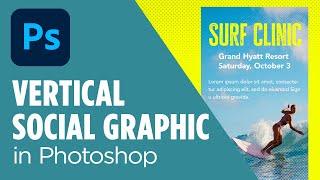 Quick Social Media Graphics in Photoshop | Beginner's Tutorial in 8 Minutes