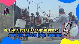 EL LIMPIA BOTAS DE LA RUSA TV  SE BUSCA TREMENDO PROBLEMA