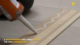 How to: create an expansion gap for your parquet flooring