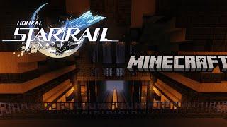 Building the Belobog Station from Honkai Star Rail in Minecraft