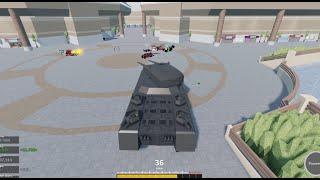 Playing With The BIGGEST VEHICLE in Car Crushers 2 (Derby Arena, P1000 Ratte)