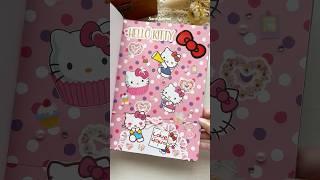 Hello Kitty Scrapbooking   Sanrio Journaling #sanrio #scrapbooking #journaling #shorts