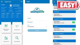 How to install and login adamjee life app for wokers full gauid|Adamjee life app